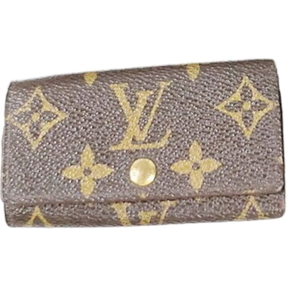 Louis Vuitton Monogram 6 Key Holder – Modaselle 627061F YV Louis Vuitton Key Case Brown Monogram